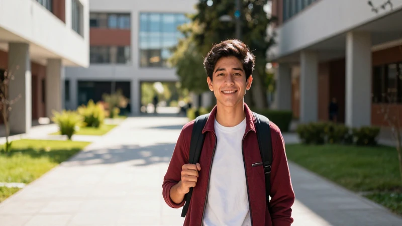 Joven estudiante mexicano triunfa en campus moderno