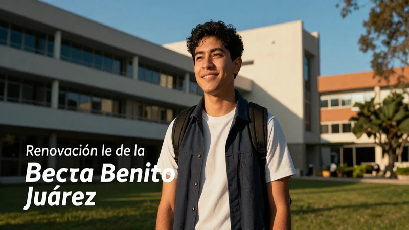 Renovar beca Benito Juárez para éxito