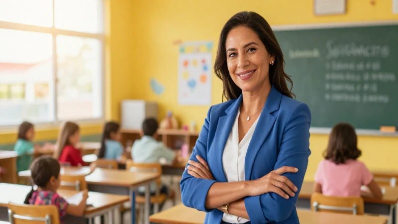 Cuánto tiempo se tarda en completar la carrera de maestra de preescolar 3 Maestra mexicana confiada en aula moderna
