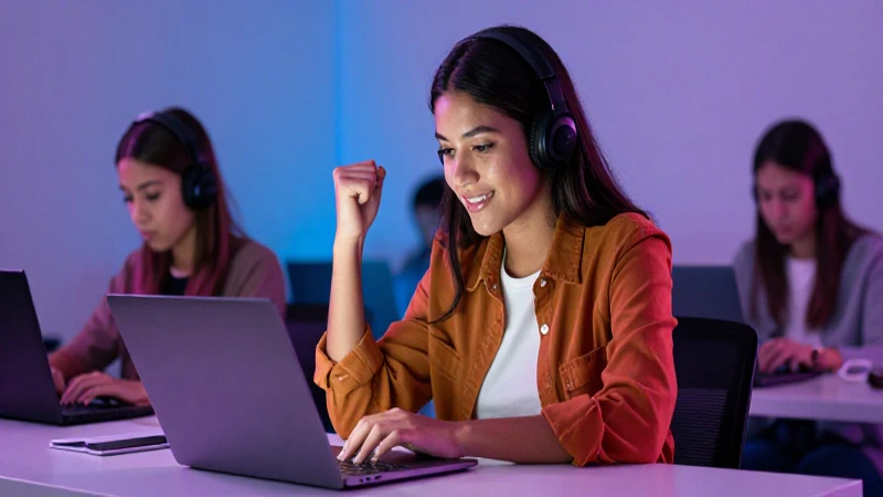 Estudiante mexicana triunfa en aprendizaje digital