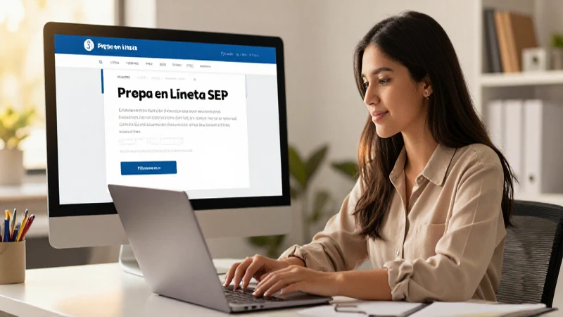 Tiempos y beneficios de Prepa en Línea SEP