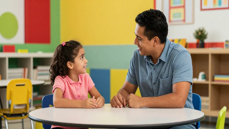 Padres y niños mexicanos en un aula vibrante