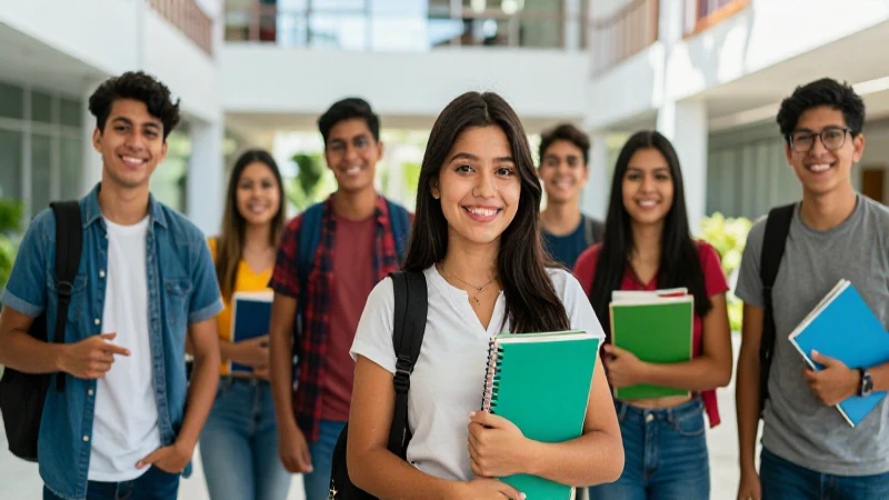 Estudiantes universitarios mexicanos son el foco de esta imagen