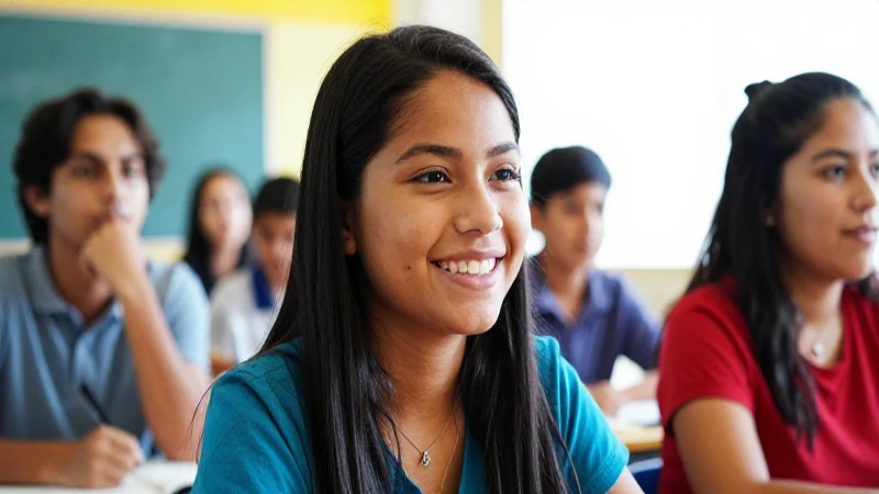 Estudiante mexicano sonriente simbolizando éxito académico