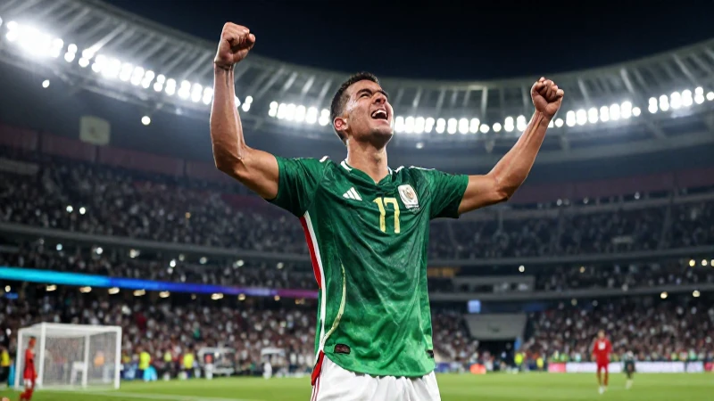 Fútbol mexicano triunfal bajo focos dramáticos