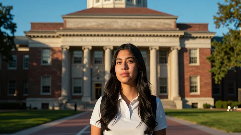 Joven mexicano en Harvard, imagen épica