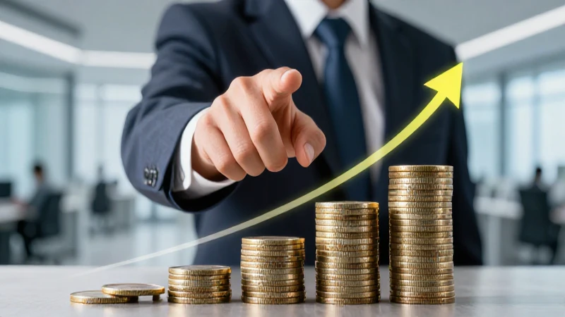 Éxito financiero profesional en oficina moderna