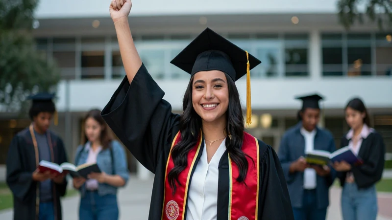 Estudiante mexicana triunfa con éxito académico