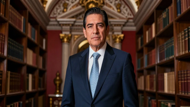 Retrato profesional de una figura mexicana de élite