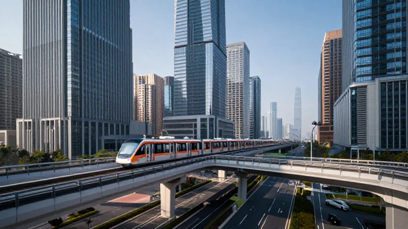 Metrópolis futurista, limpia y ultra moderna