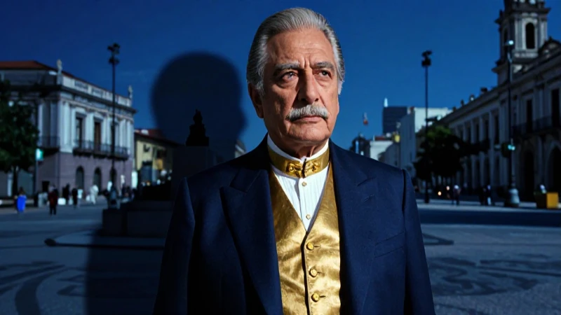 Juárez alegórico, moderno, azul y dorado