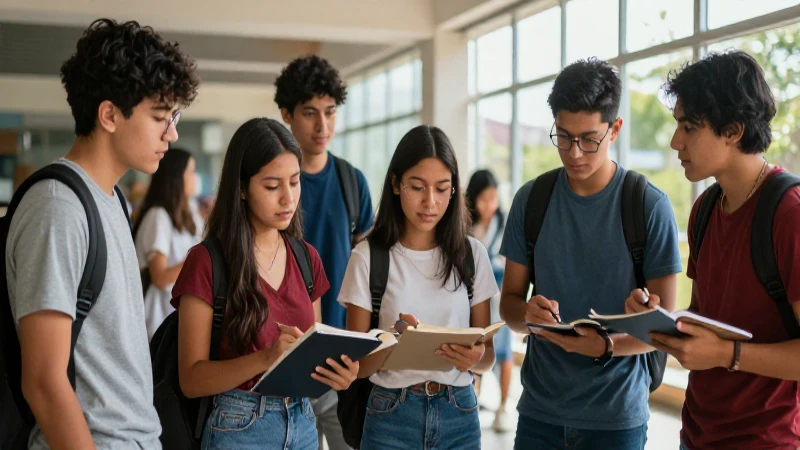 Jóvenes mexicanos colaboran para construir un futuro brillante