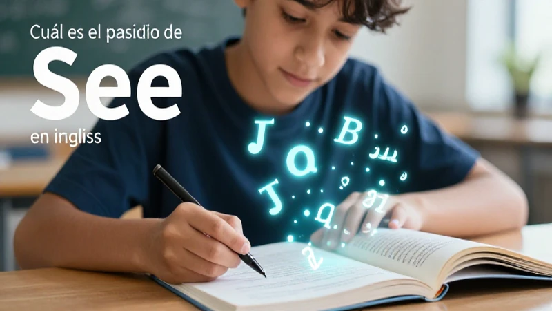 Aprendiendo el pasado del verbo see