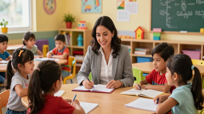 Salario de maestra de kinder comparado