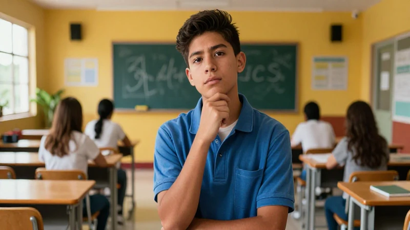 Estudiante mexicano en camino al éxito académico