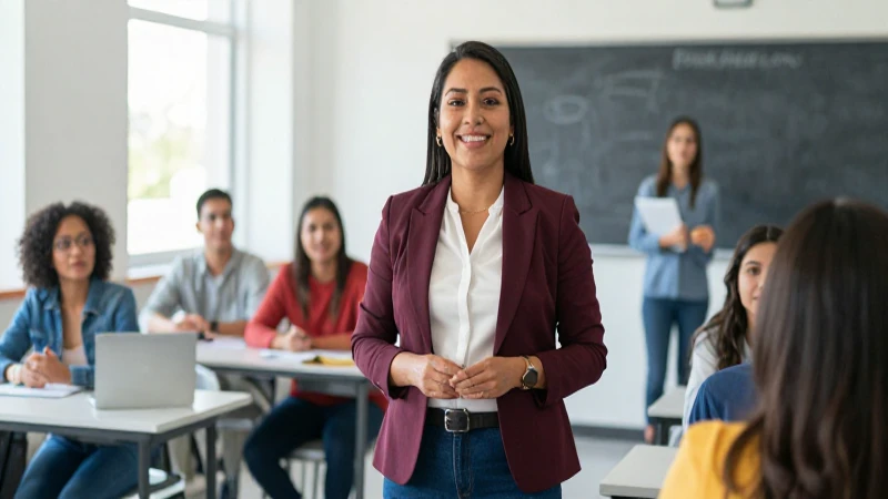 Clase vibrante con profesor mexicano
