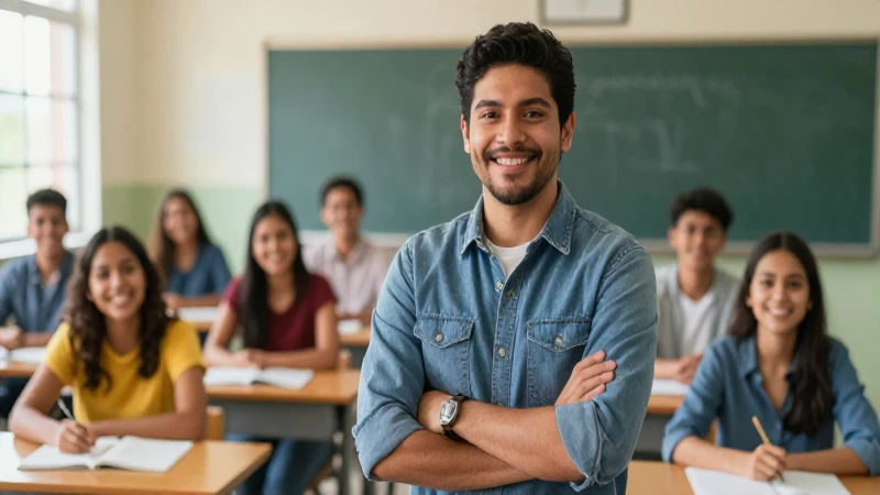 Joven profesor mexicano inspira aula moderna