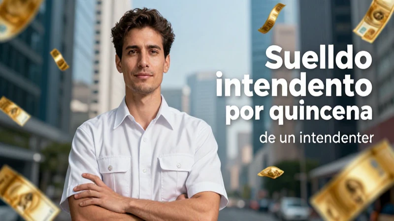 Sueldo quincenal promedio del intendente