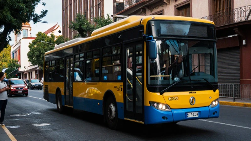 Bus moderno y dinámico en Guadalajara