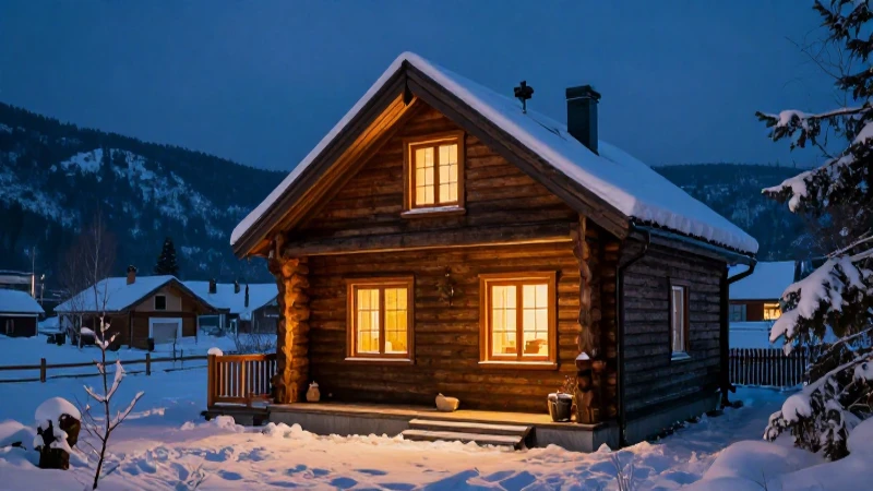 Busca cabañas acogedoras con encanto invernal