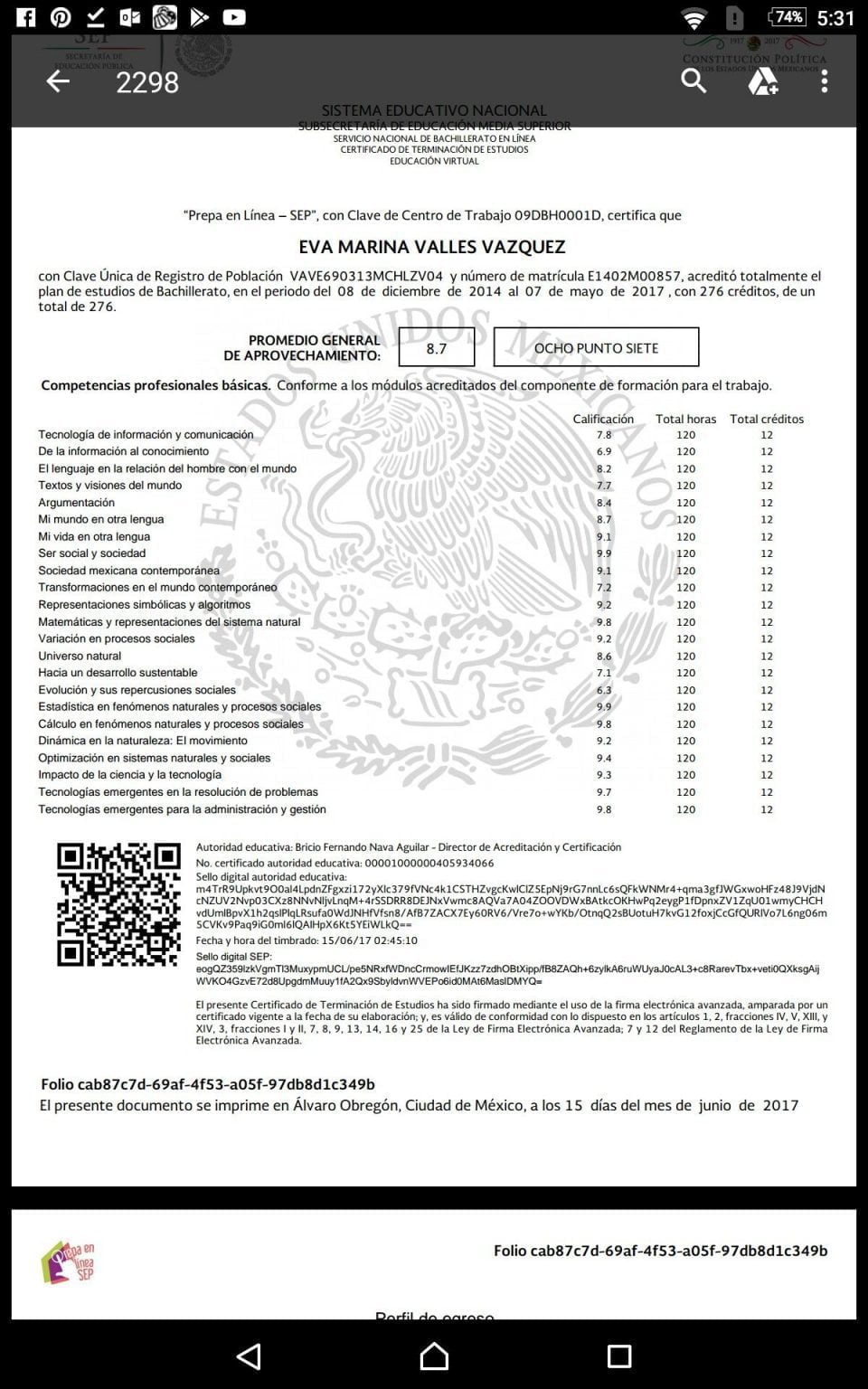 Encuentra certificados de secundaria en formato PDF en un solo lugar