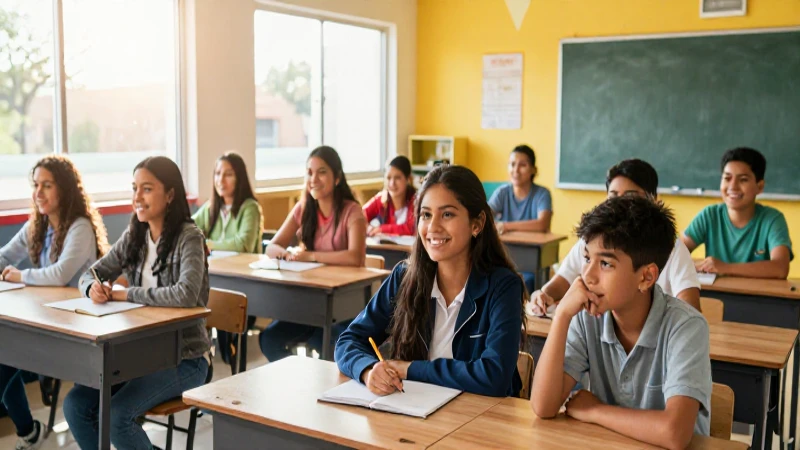 Clase mexicana moderna, luminosa y vibrante