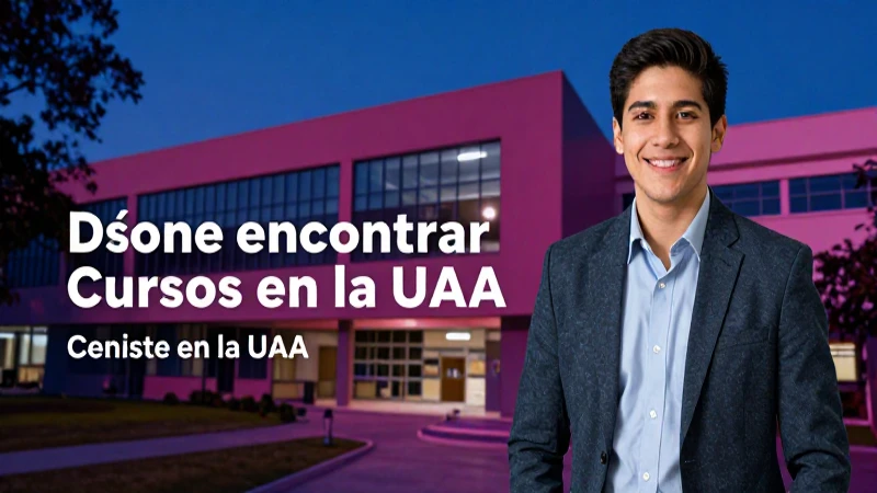 Cursos especializados disponibles en la UAA