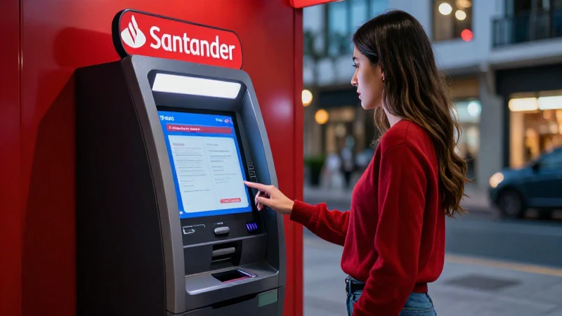 Consejos para usar cajeros Santander seguros