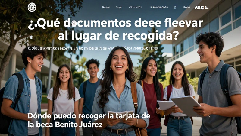 Información sobre cómo recoger la beca