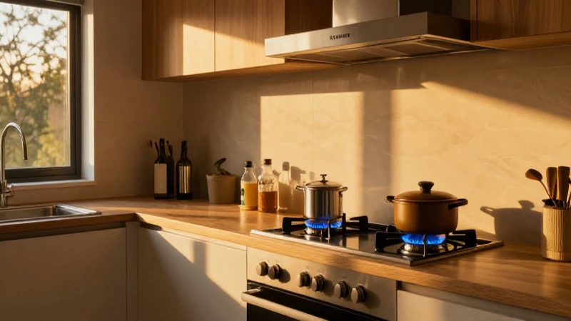 Hogar moderno con gas seguro y cerca