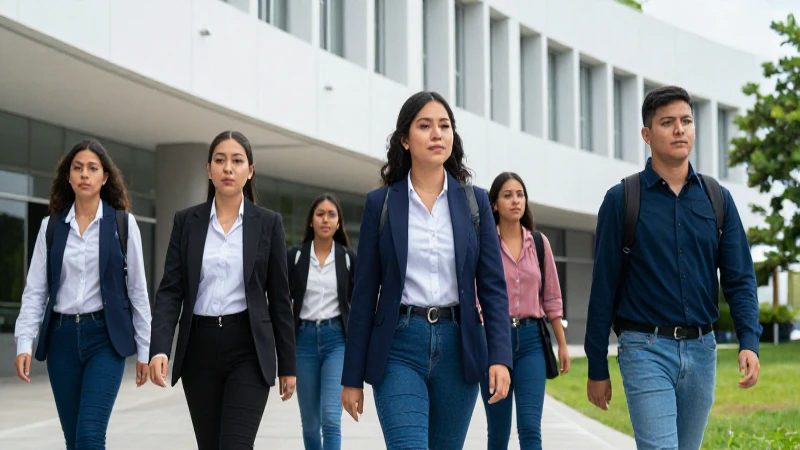 Estudiantes mexicanos en seguridad pública