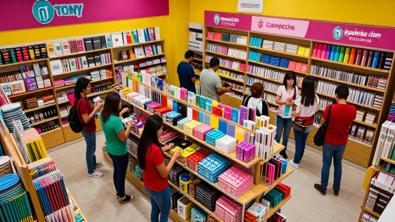 Ubicación de Papelerías Tony en Campeche