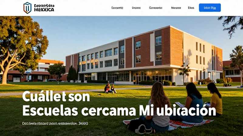 Estudiantes mexicanos en campus moderno y vibrante