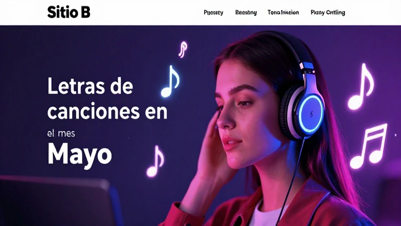 Letras de canciones en inglés para mayo