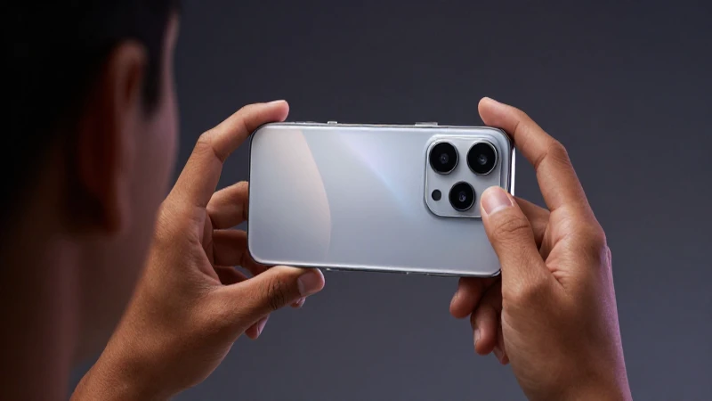 Joven diverso con smartphone, estilo minimalista y vibrante