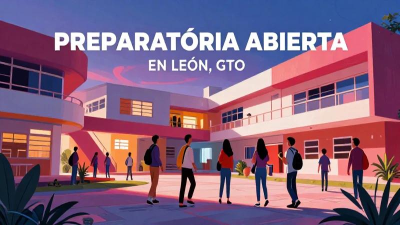 Opciones de preparatoria abierta en León, GTO