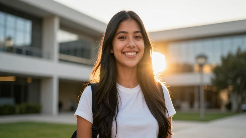 Estudiante mexicano triunfa en campus universitario brillante