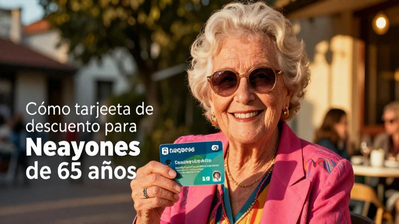 Busca dónde conseguir tarjetas de descuento para mayores de 65