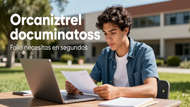 Organiza tus documentos para encontrarlos rápido