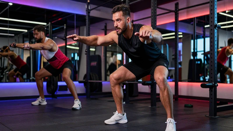 Atleta entrenando con estilo cinematográfico profesional