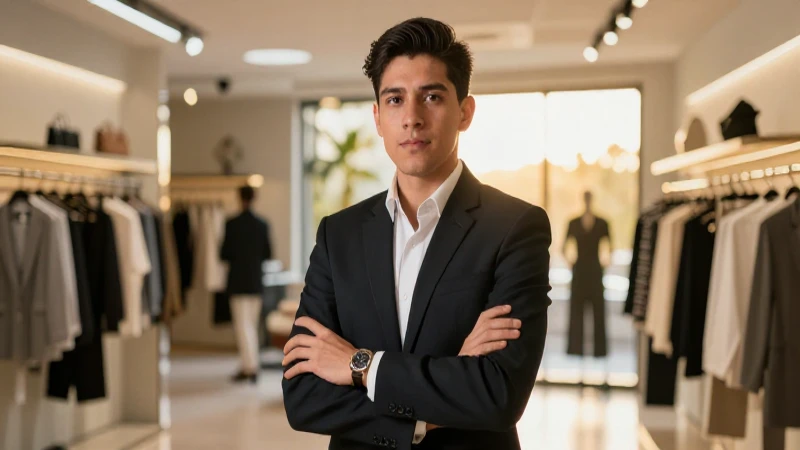 Retrato profesional de empleada mexicana moderna