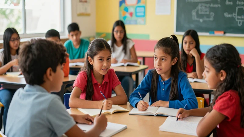 Estudiantes mexicanos colaboran con éxito en aula moderna