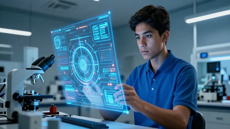 Joven mexicano diseña tecnología futurista azul