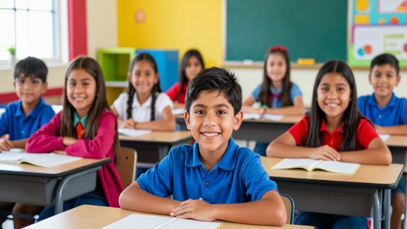 Niños mexicanos son exitosos en su aula vibrante