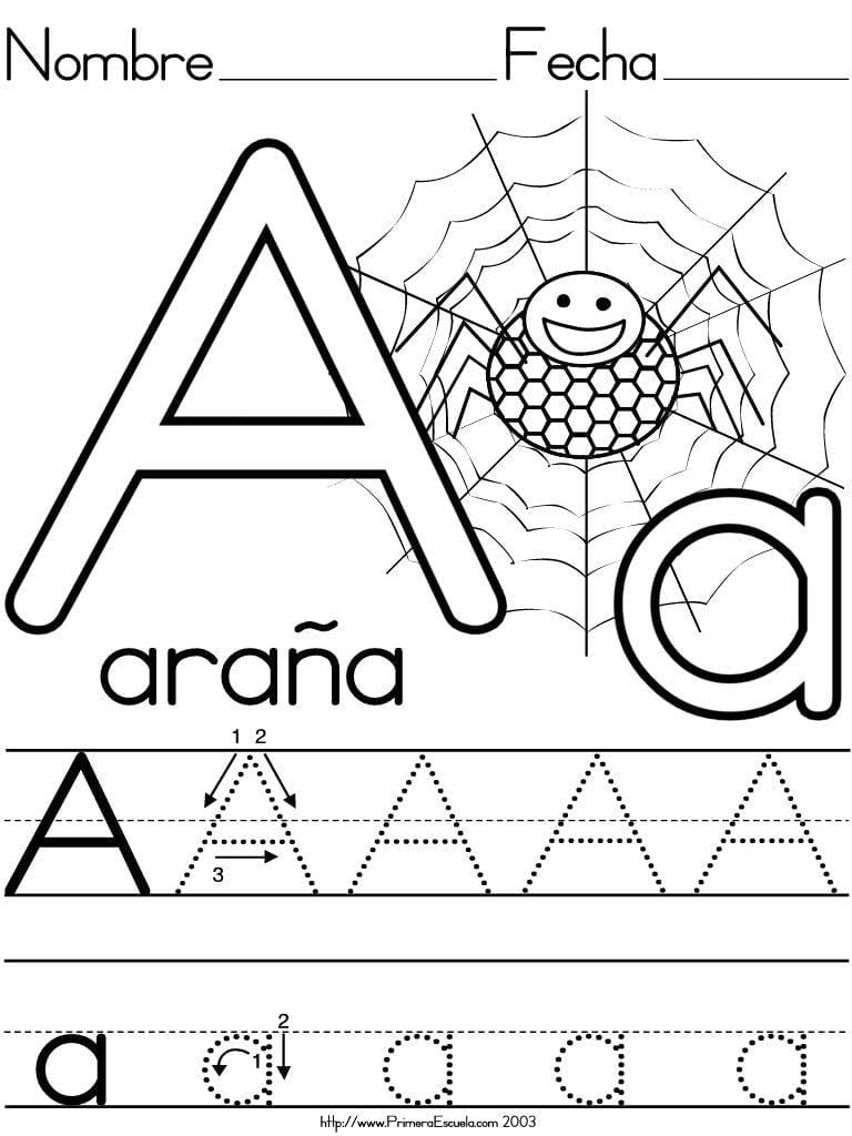 Enseña la letra «A» a niños de preescolar de forma divertida y efectiva