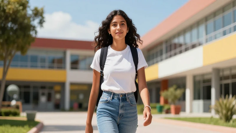 Joven mexicano confiado en el futuro educativo