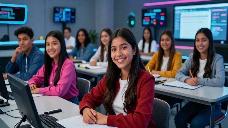 Mexicanos felices logran éxito en aula tecnológica