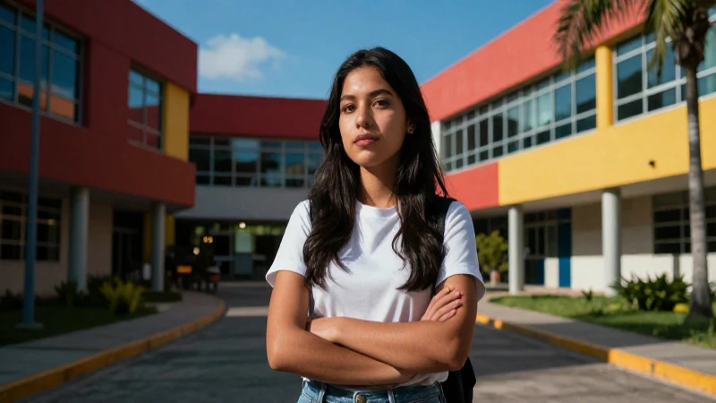 Joven estudiante mexicano inspira éxito en campus moderno
