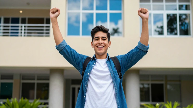 Estudiante mexicano triunfa en universidad moderna