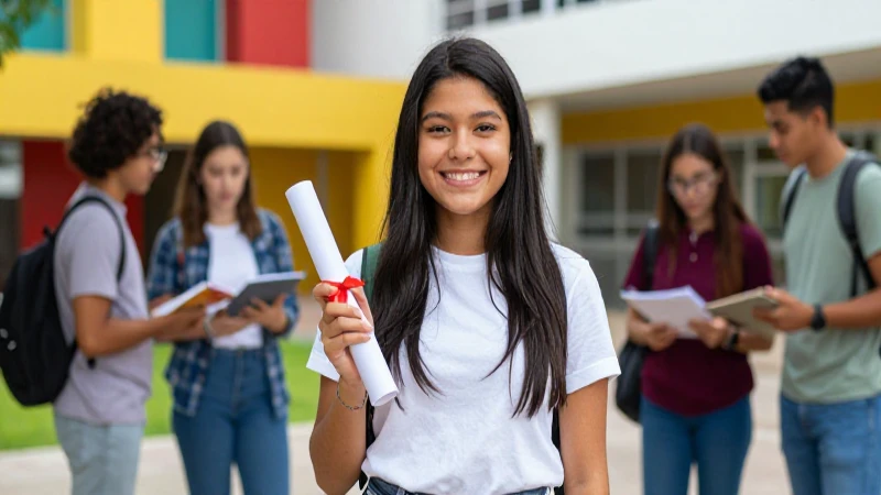 Joven mexicano triunfa en campus universitario vibrante